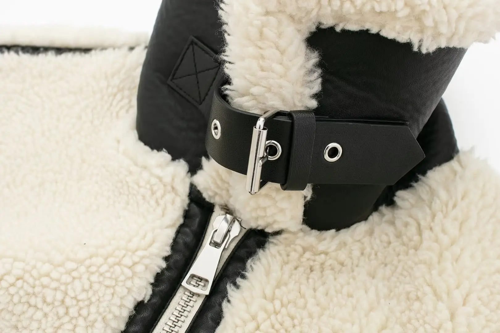 Women's Winter Jacket Teddy Bomber Style – Fashionable Warm Outdoor Jacket for Casual and Business Occasions