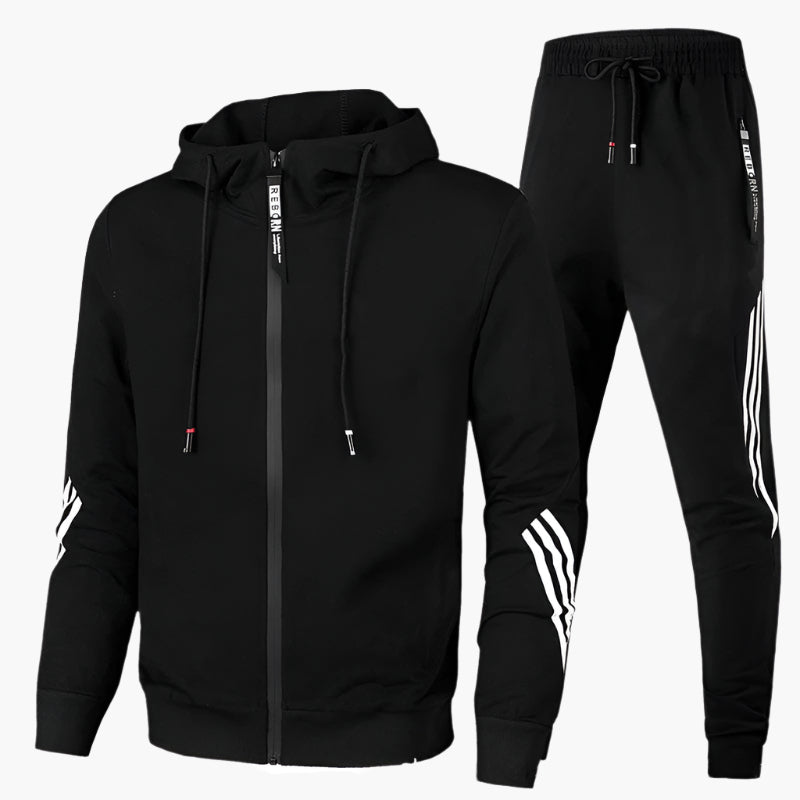 Men's Tracksuit Sporty Jogging Suit Comfortable Style for Fitness and Leisure Time