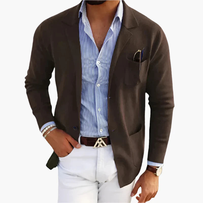 Heren Klassieke Blazer – Tijdsloos Design & Comfortabele Pasvorm – Ideaal voor Zakelijk en Casual Gebruik