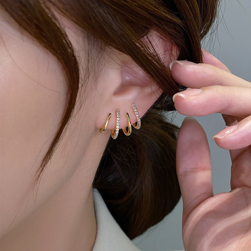 Jennifer – Silver Earrings with Zirconia