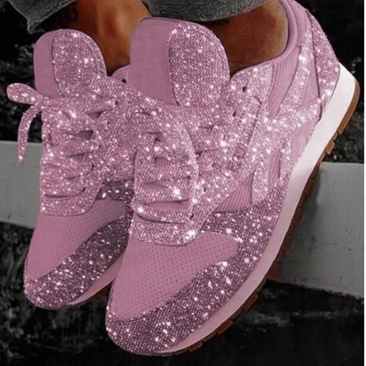 Pamela – Fashionable Glitter Sneakers for Women