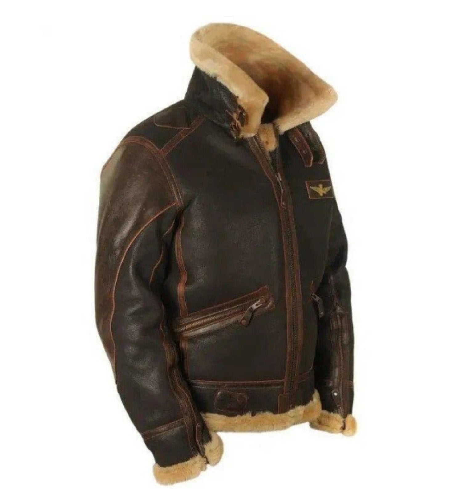Men's pilot jacket in timeless vintage style