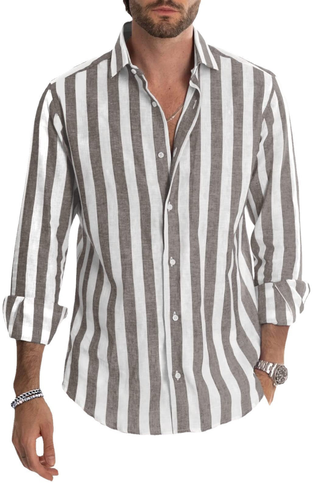 James – Loose Striped Polo Shirt