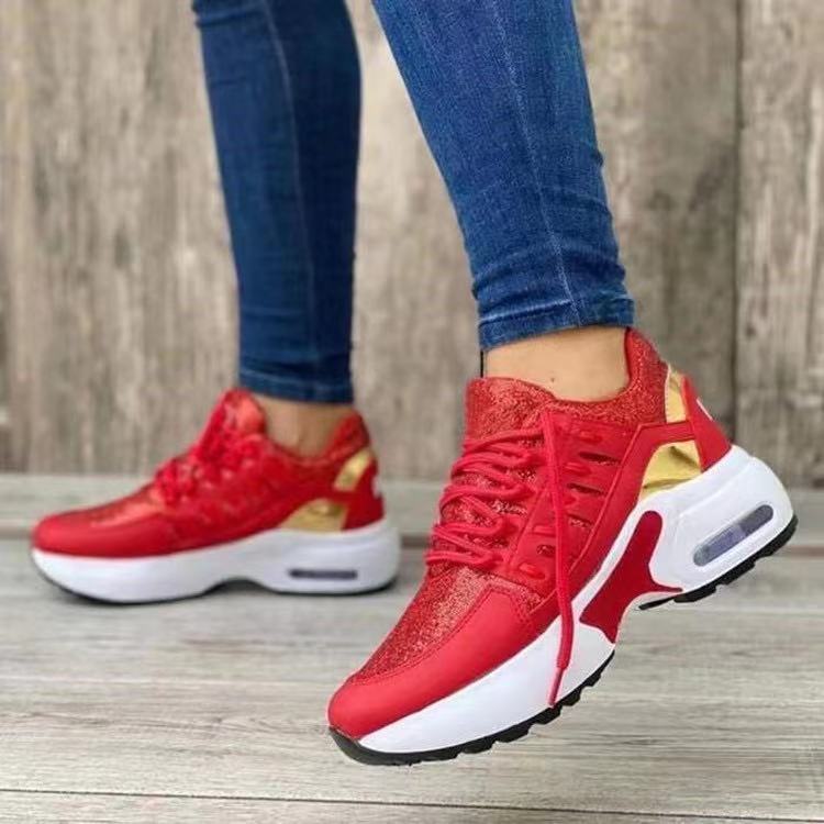 Linda – Casual Sneakers with Mesh and Laces
