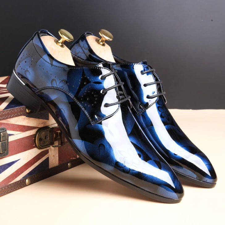 Jacob – Large Men's Shoes for Business Casual with Shiny Vegan Leather