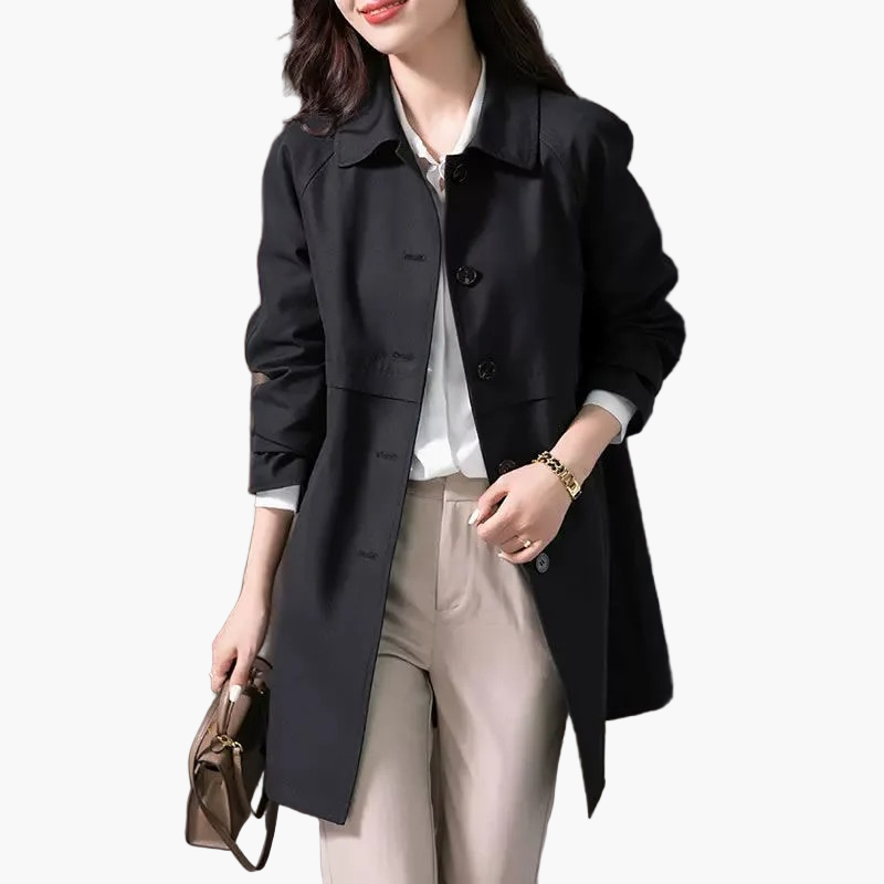 Ladies Classic Trench Coat – Timeless Elegance for Every Occasion