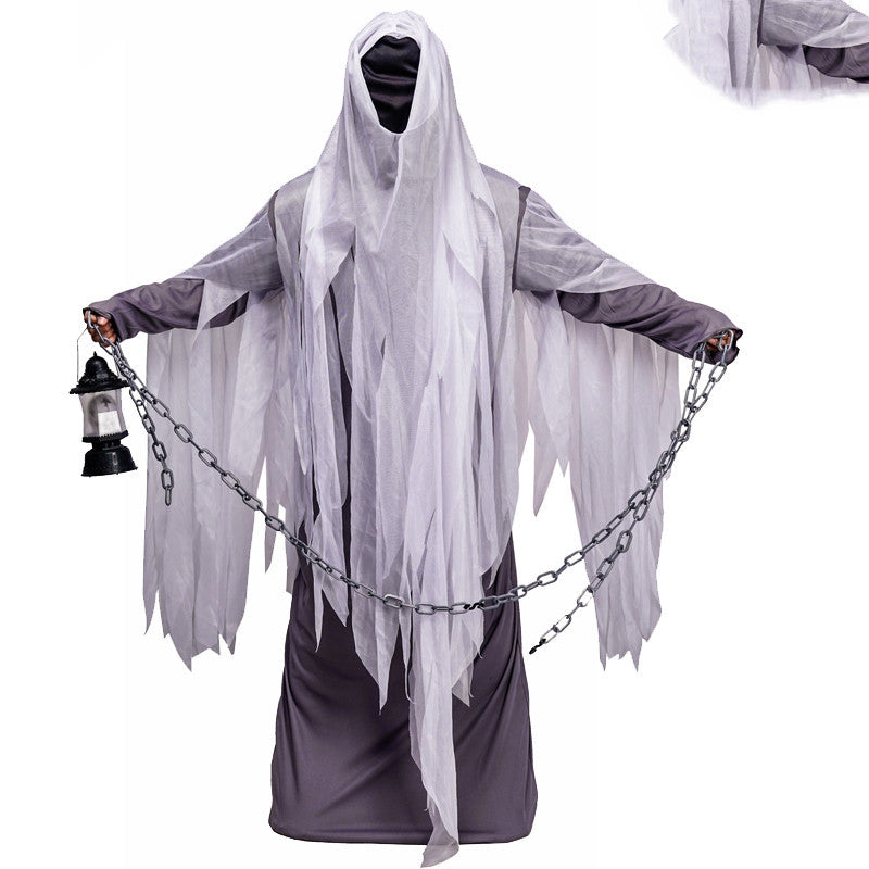 Halloween Ghost Costume for Adults – Creepy Ghost Outfit – Perfect for Party & Trick-or-Treat