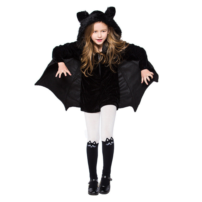 Children's Halloween Bat Costume for Boys and Girls - Perfect for Halloween Parties and Dressing Up
