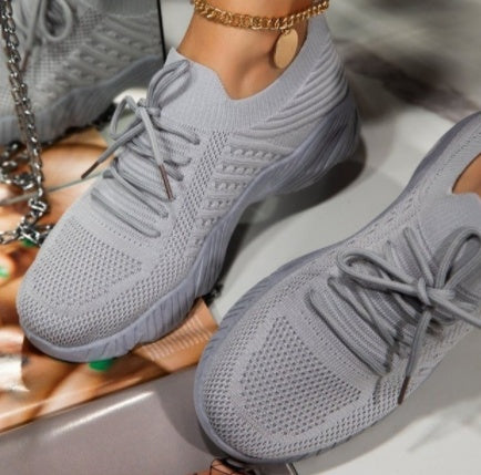 Clive – Flat Color Lace-Free Flying Father Shoes