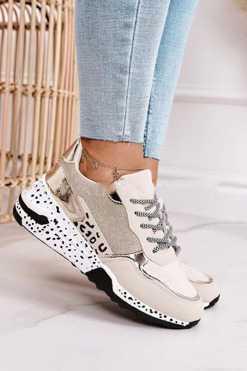 Miranda – Women's Sneakers with Laces and Platform Sole