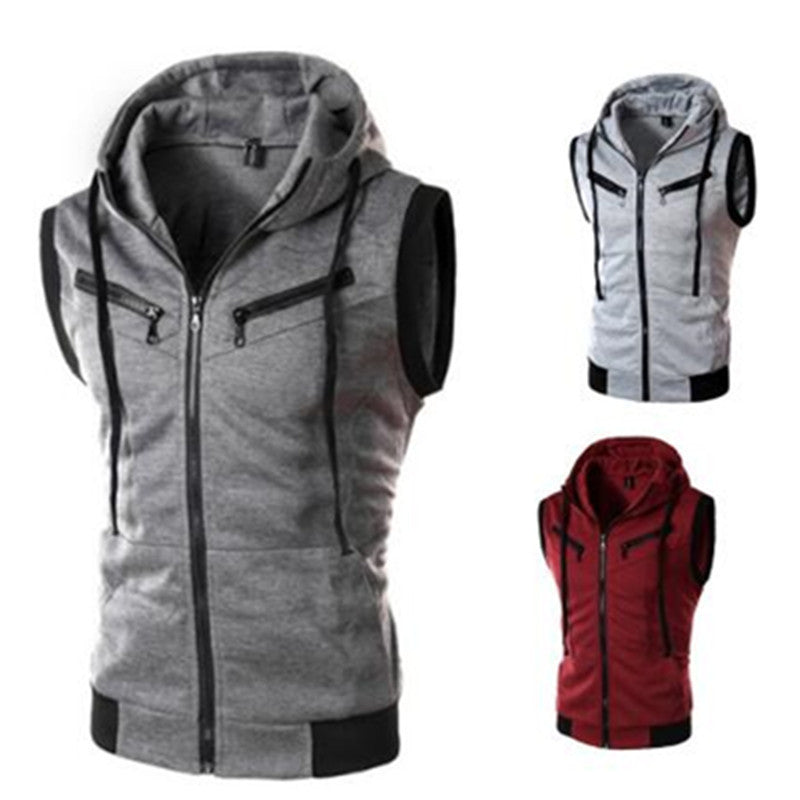 Nick – Sleeveless Vest with Zipper