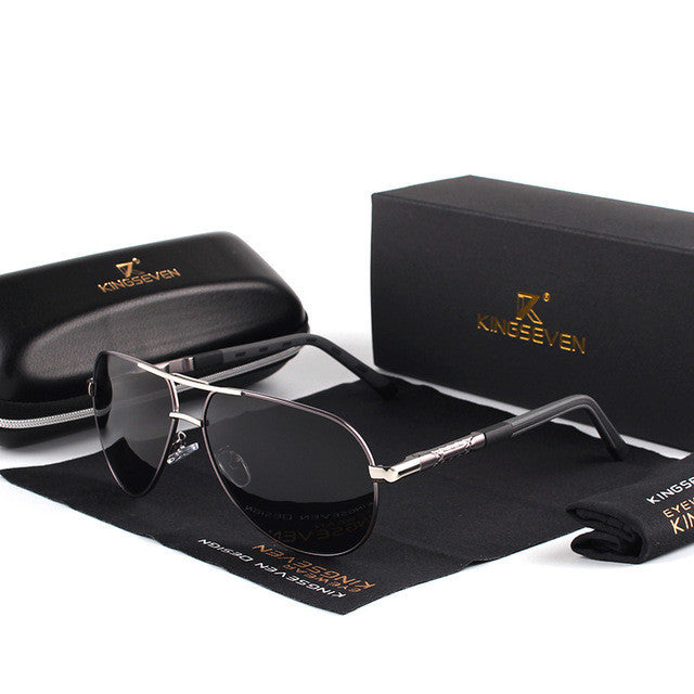 King7 – Unisex Pilot Sunglasses – Stylish Mirrored Lenses with UV Protection