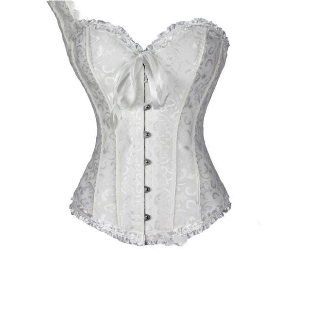 Elegant Ladies Push-Up Lace Corset with Narrow Waist and Slim Fit – Summer Style