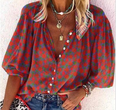 Laura – Personalized Patterns Women's Blouse