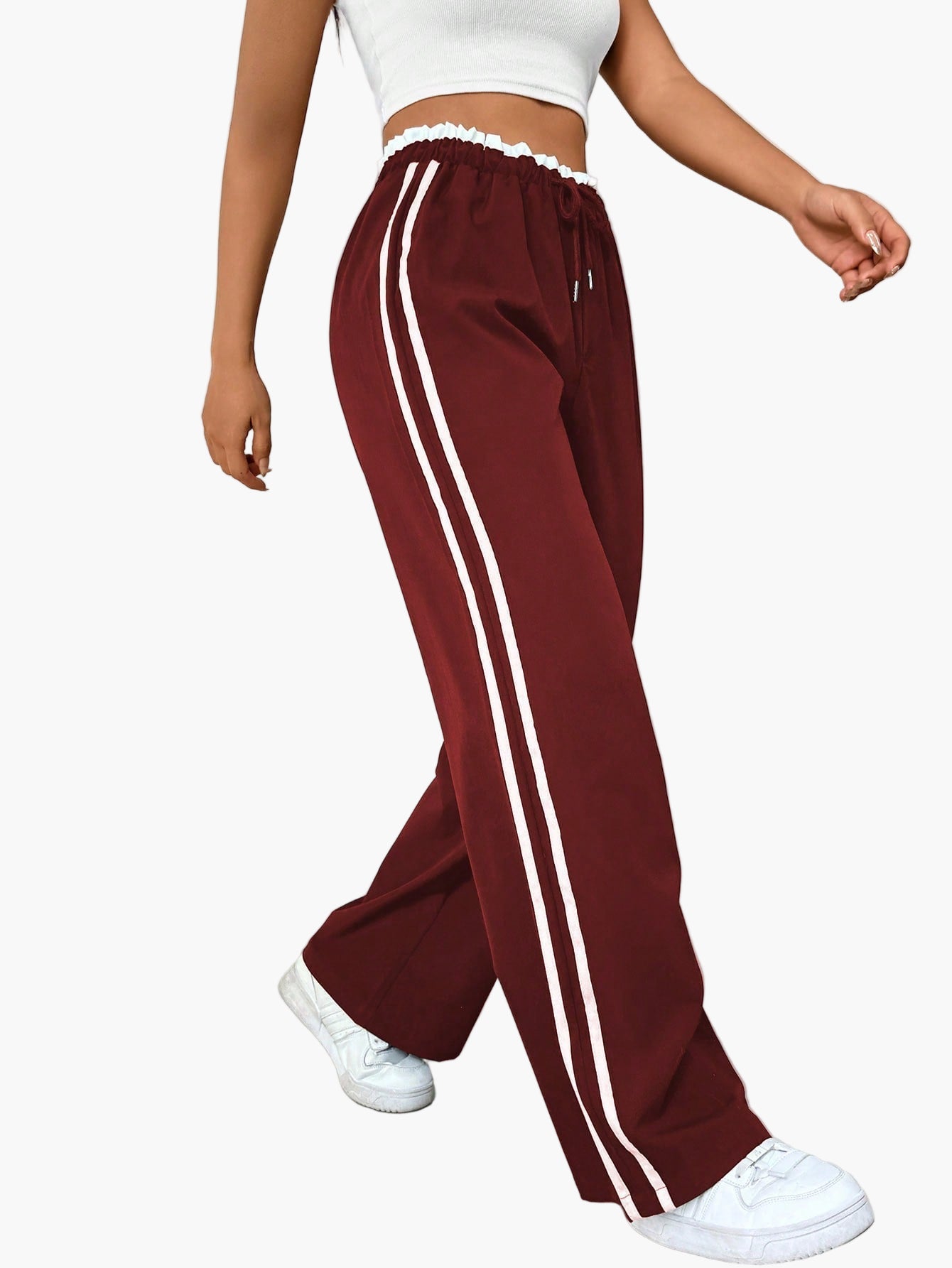 Women's Sporty Wide-Leg Sweatpants for Casual and Streetwear