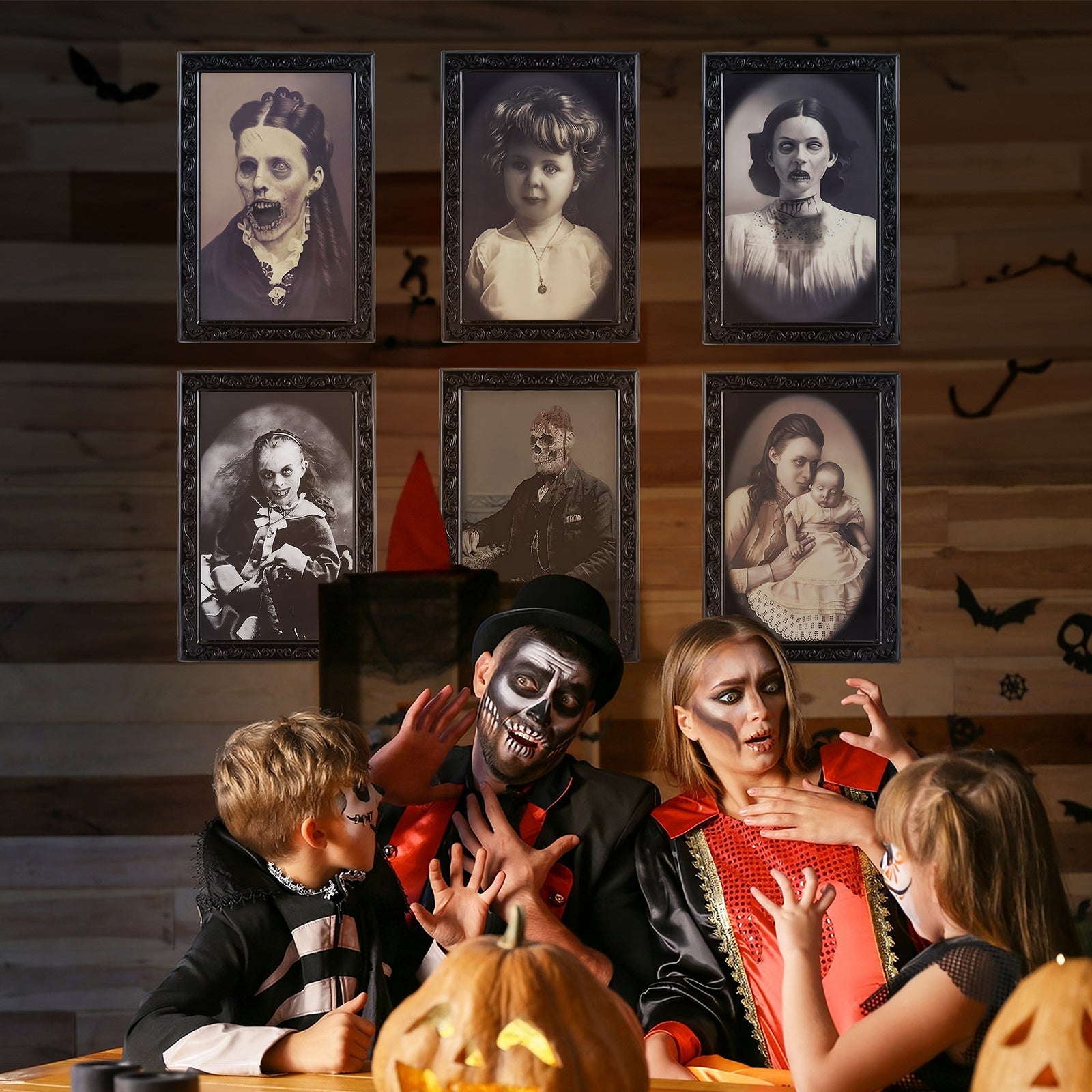 Halloween Lenticular Spooky Painting Set – Funny and Scary Decoration for Party and Home