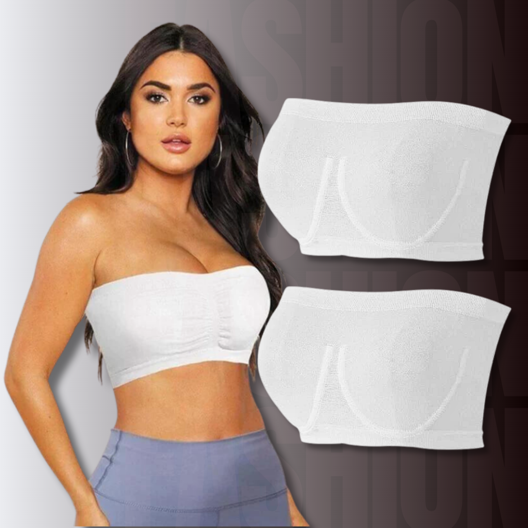 Ladies Strapless Seamless Bandeau Bra – Comfortable Support for Every Day