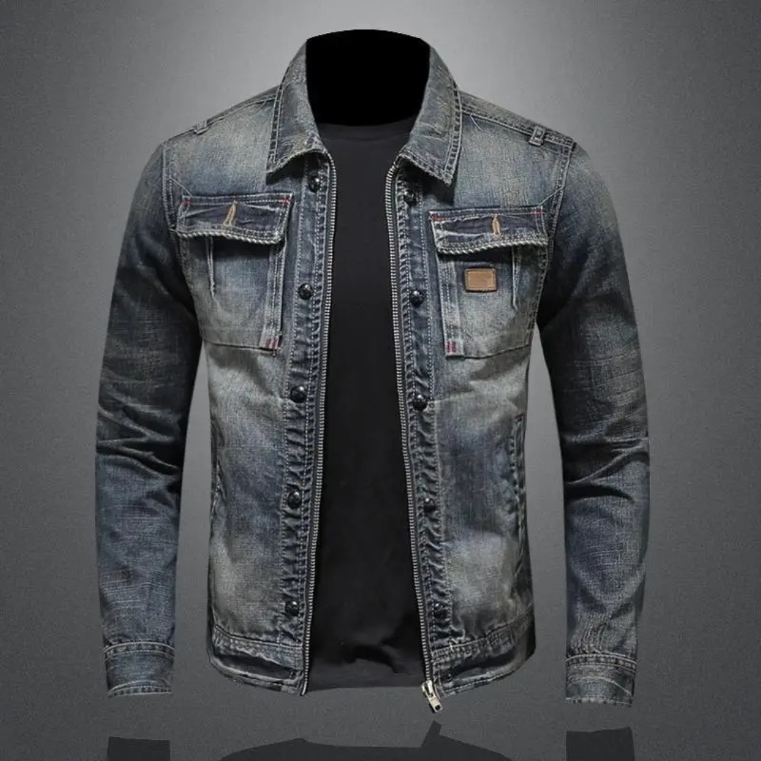 Men's Denim Jacket – Classic Denim Jacket for Stylish and Tough Looks