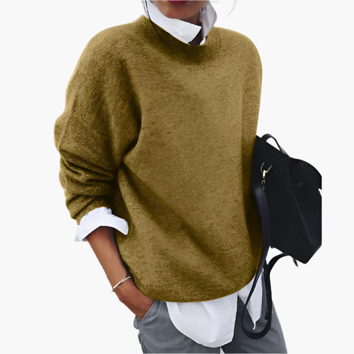 Women's Luxury Casual Sweater – Comfortable Oversized Pullover for Stylish Looks