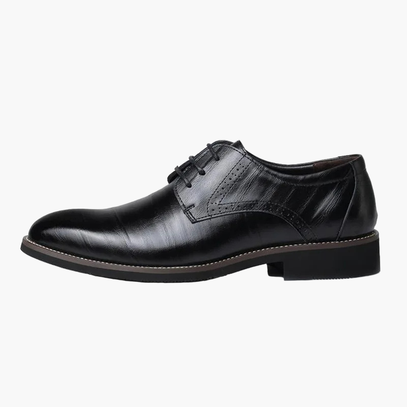 Men's Oxford Lace-up Shoes Vegan Leather – Classic & Business