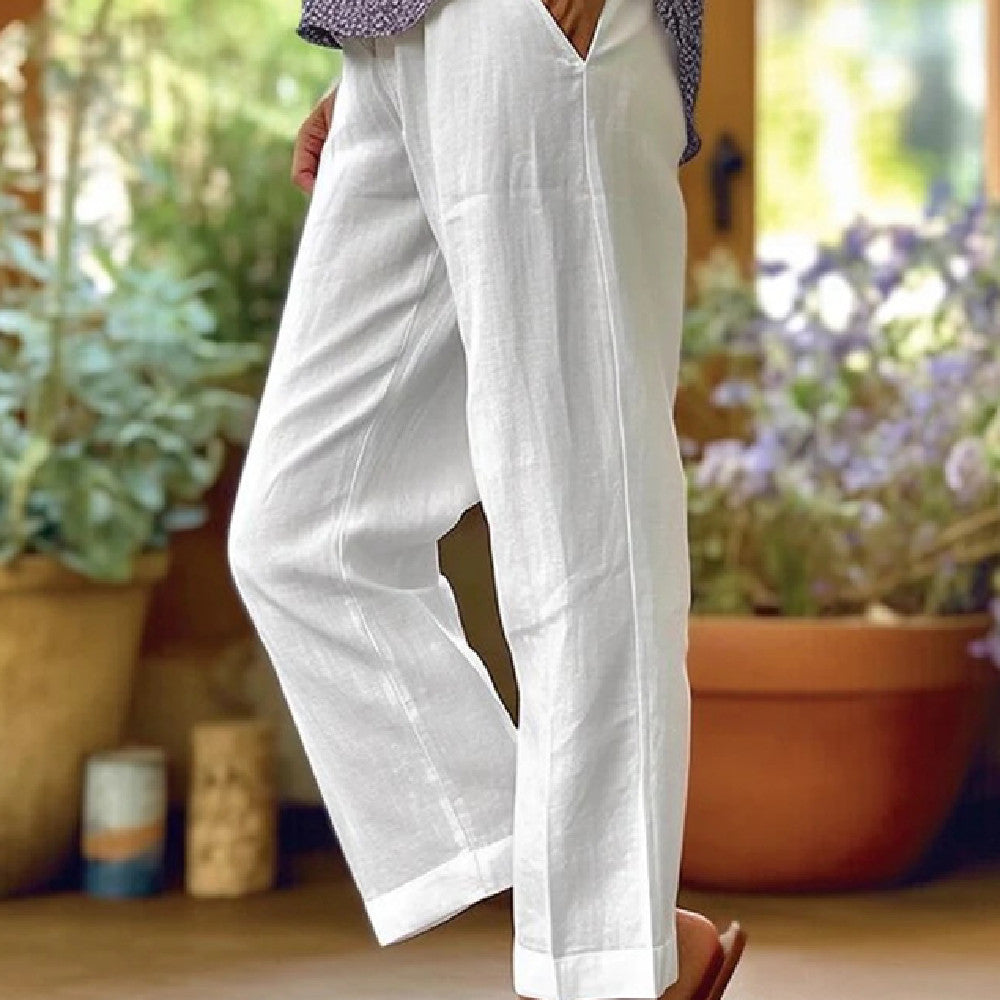 Women's Airy Summer Pants with Relaxed Fit