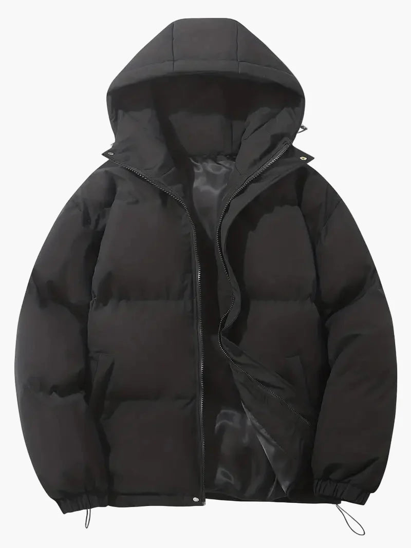 Men's Padded Winter Jacket with Hood – Classic Style and Ultimate Warmth