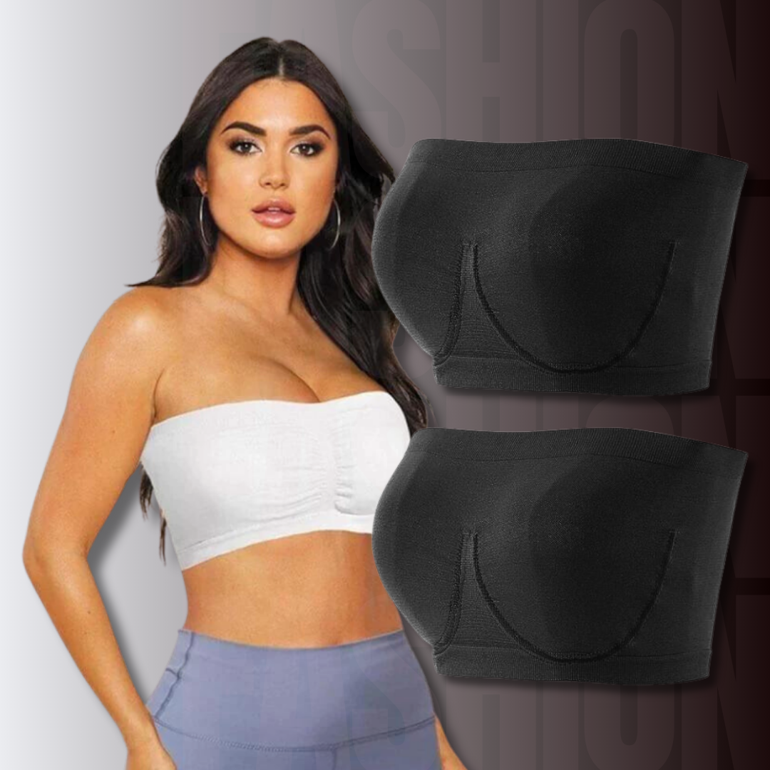 Ladies Strapless Seamless Bandeau Bra – Comfortable Support for Every Day