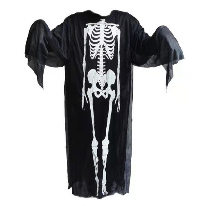 Halloween Skeleton Dress for Women - Spooky Costume for Party & Trick-or-Treat