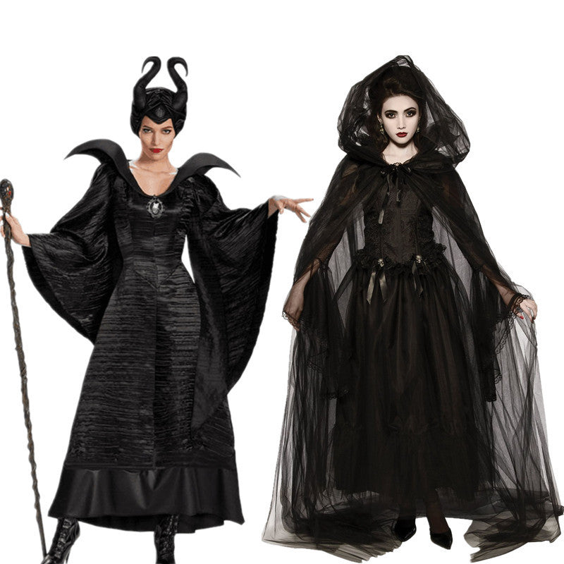 Halloween Women Witch Costume - Luxury Magical Dress for Party & Dressing Up