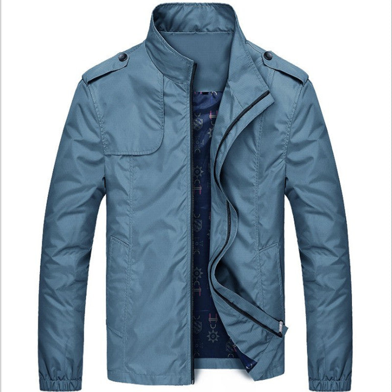 Men's Casual Slim Fit Jacket – Stylish Outdoor Leisure Jacket for Autumn