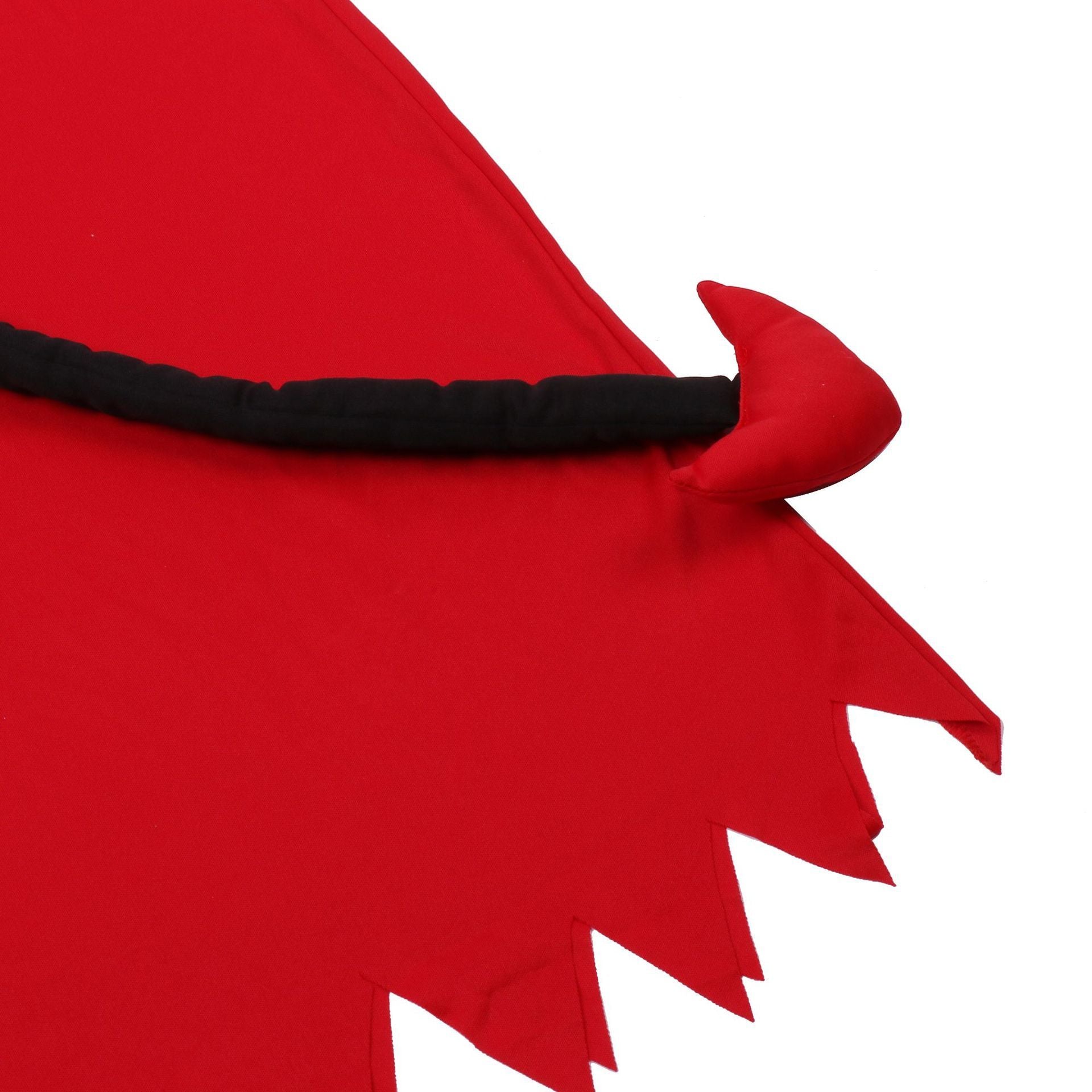 Halloween Children's Devil Costume with Glowing Eyes - Spooky Outfit for Parties & Trick-or-Treat