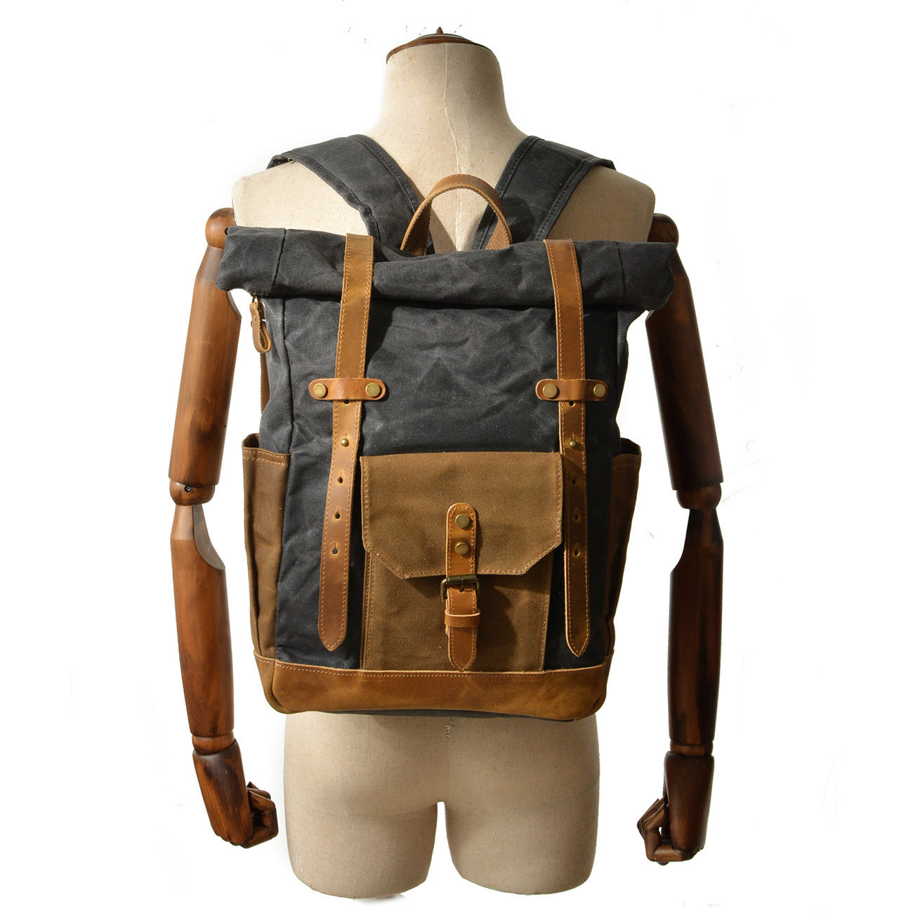 Bobby – Retro Contrasting Waterproof Backpack