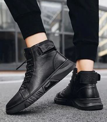 Men's High Sneakers Casual Streetwear Comfortable Fashion Ankle Boots