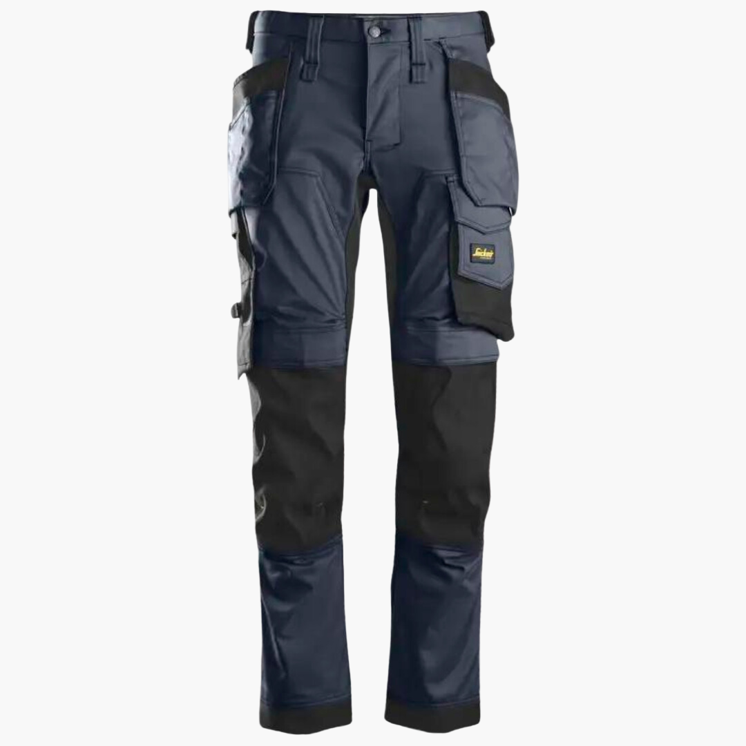 Men's Work Pants with Holster Pockets and Stretch – Ideal for Intensive Use