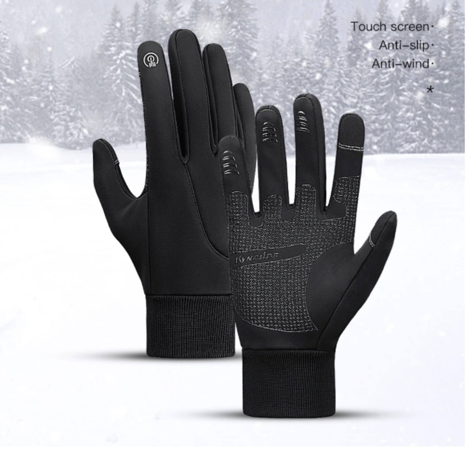 Unisex Touchscreen Winter Gloves for Outdoor and Sport – Windproof and Water-Repellent