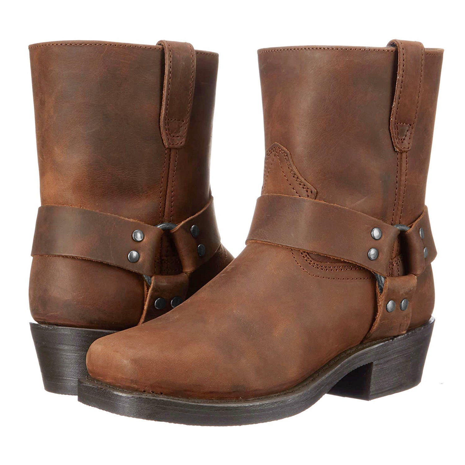 Heren Enkellaarzen met Western-Inspiratie en Stoere Gespdetails