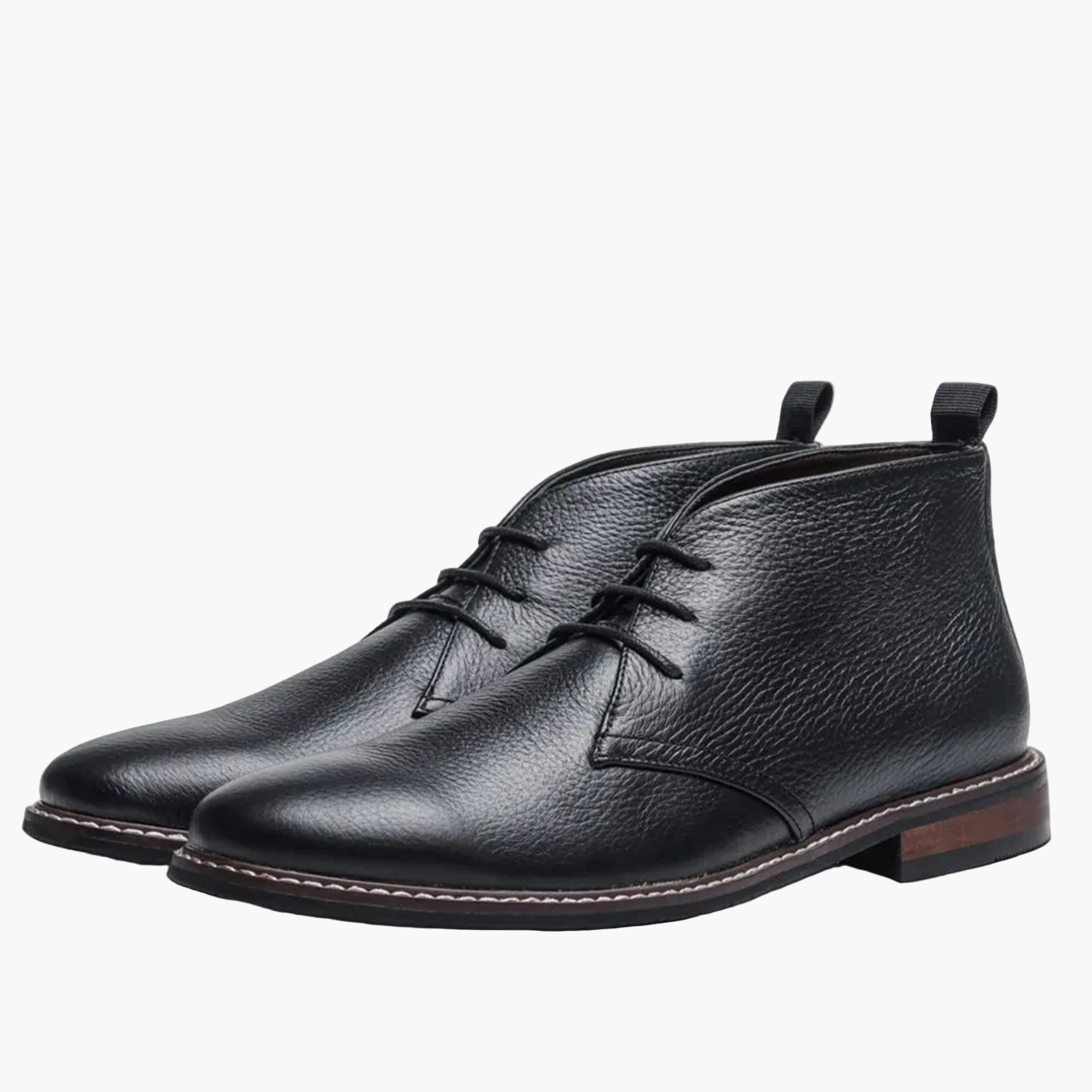 Men's Chukka Boots – Stylish Casual Leather Lace-up Shoes