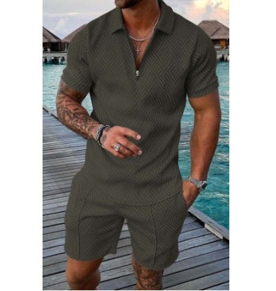 Harvey – Summer suit with short sleeves