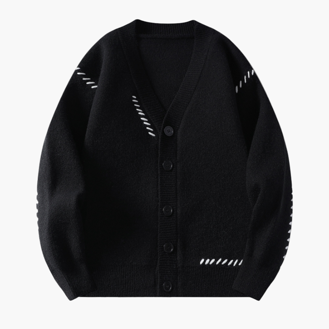 Men's Knitted Cardigan Sweater – Casual Style for Winter and Office