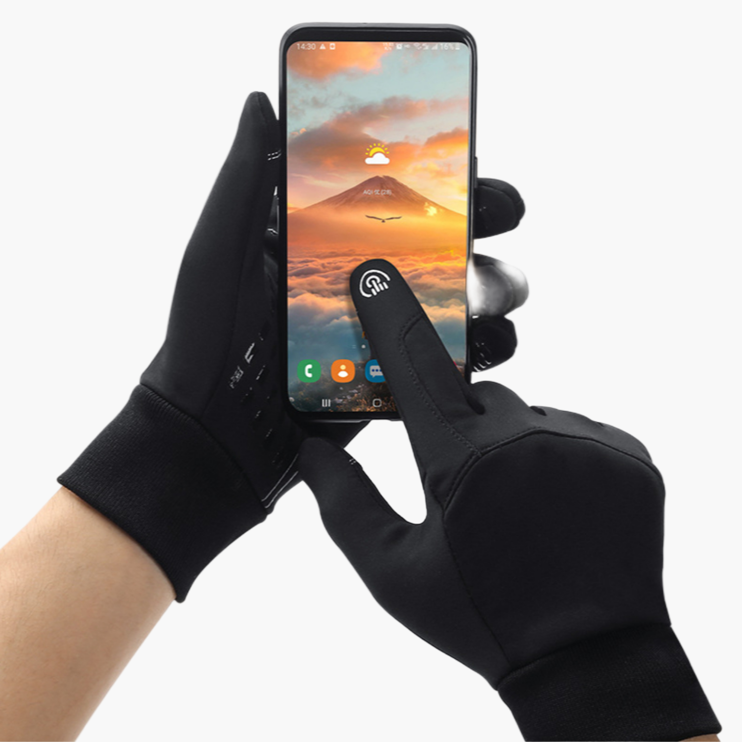 Unisex Touchscreen Winter Gloves for Outdoor and Sport – Windproof and Water-Repellent