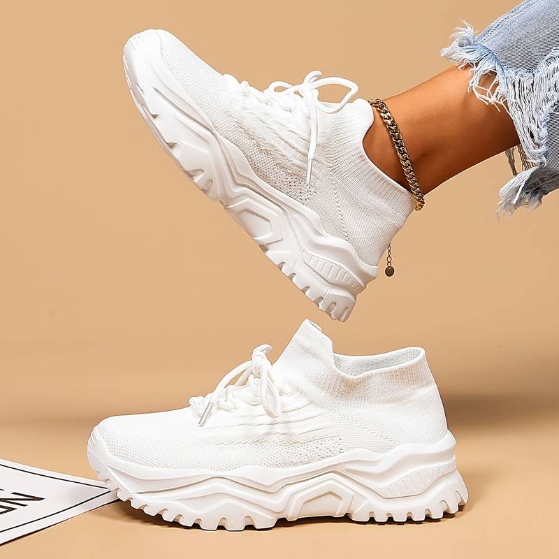 Women's Sneakers with Advanced Orthopedic Sole and Shock Absorption – Comfortable Walking Shoes for Daily Use