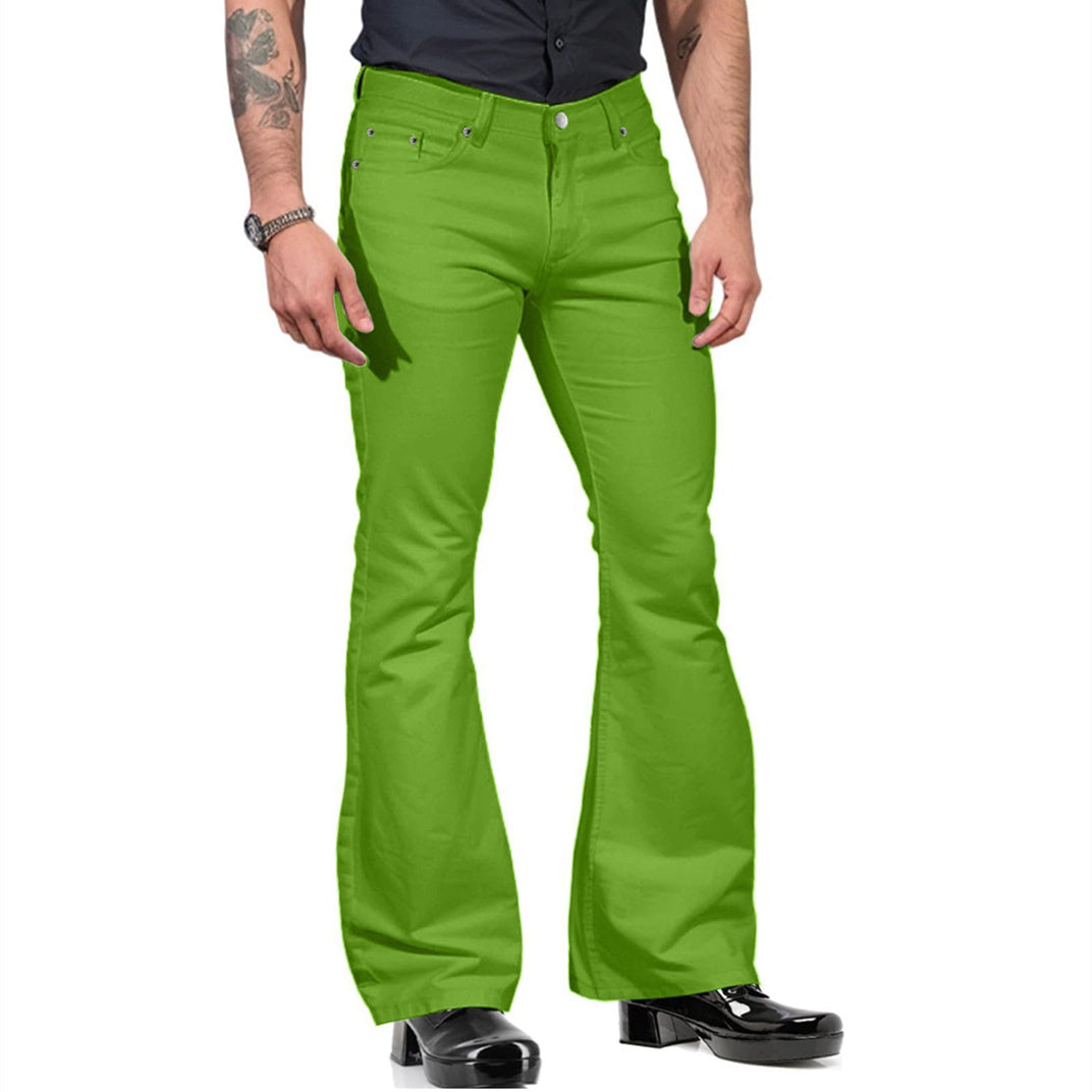 Men's flared pants – 70s retro with flared legs for festival & nightlife