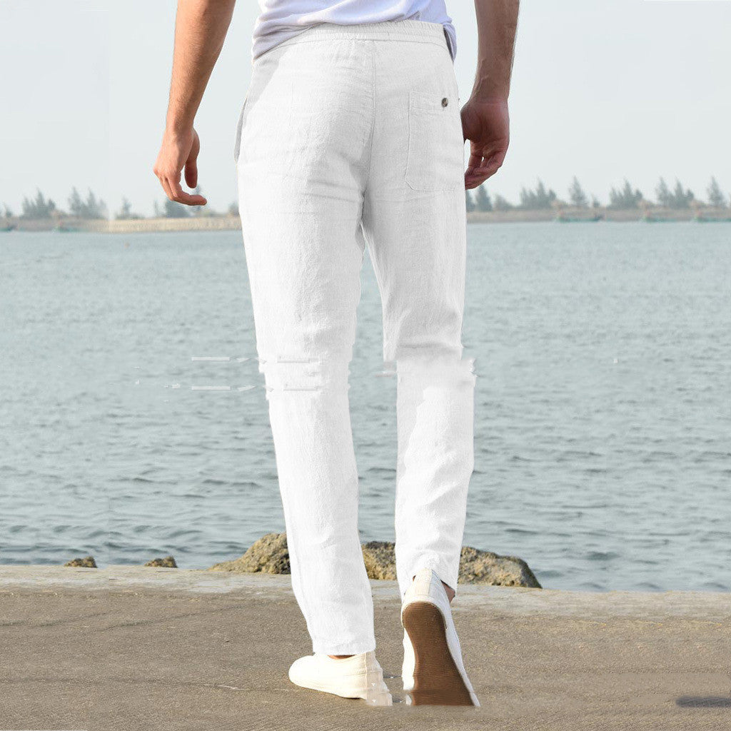 Men's Casual Summer Pants with Relaxed Fit – Perfect for Vacation or Leisure Time