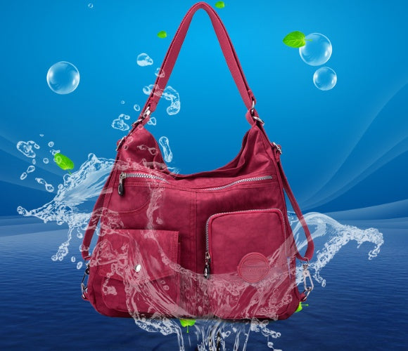 Ruth – Luxury Waterproof Nylon Shoulder Bag with Large Capacity