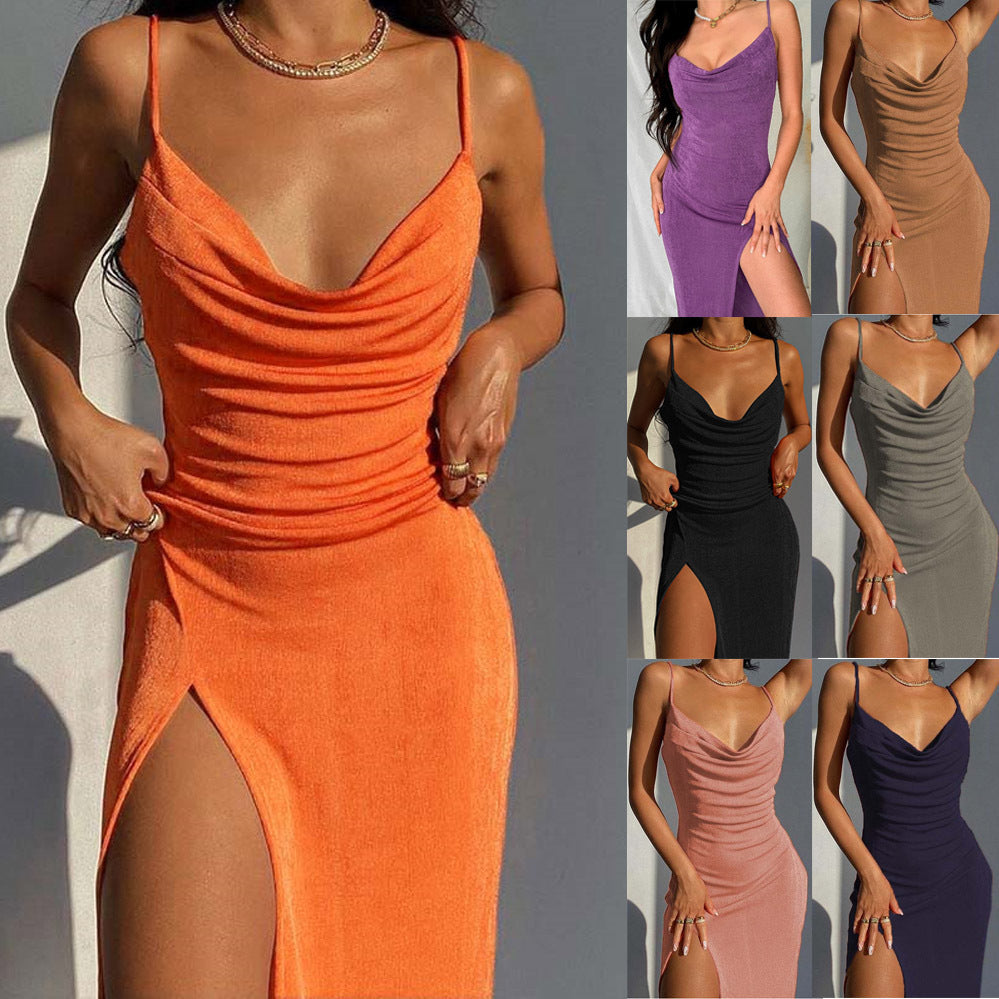 Jasmine – Knitted Dress with Split