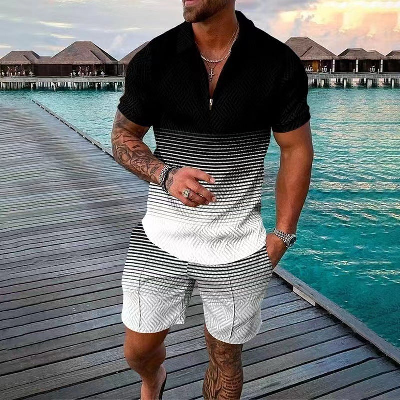 Harvey – Summer suit with short sleeves