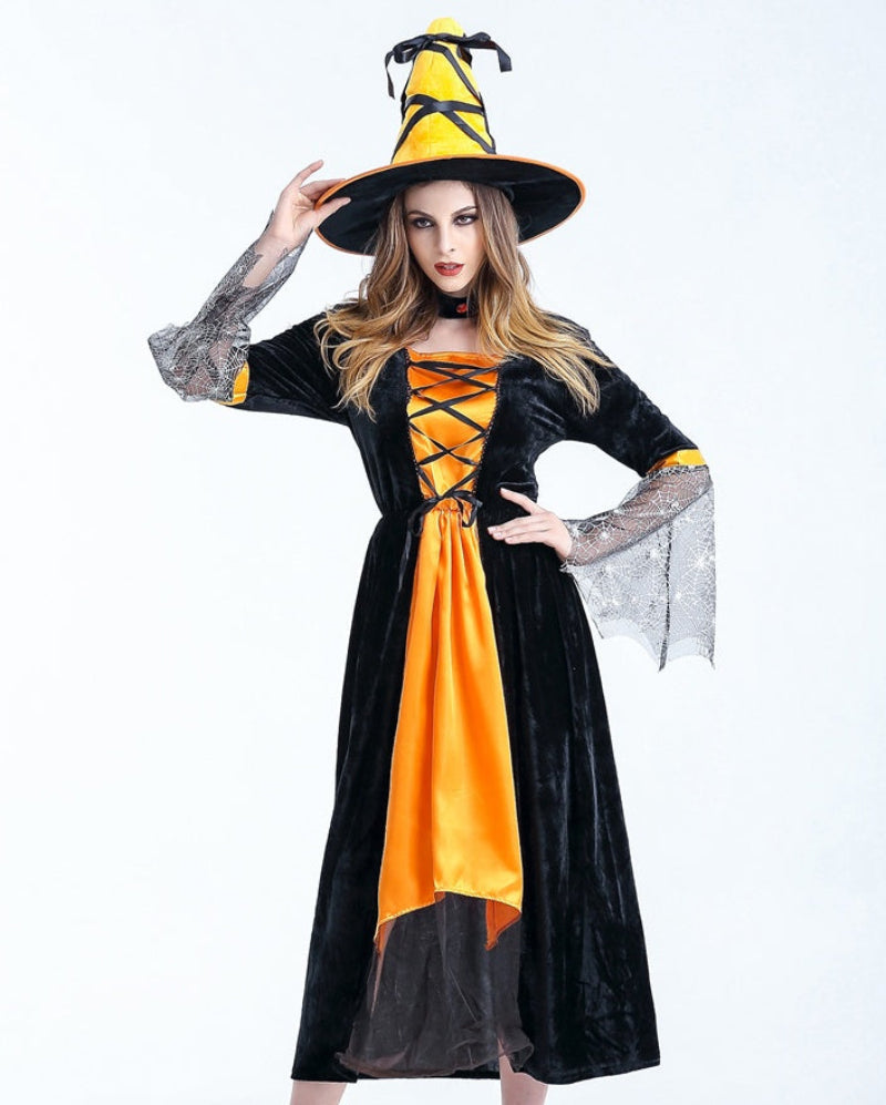 Ladies Halloween Witch Costume – Festive Outfit for Halloween Party or Dressing Up