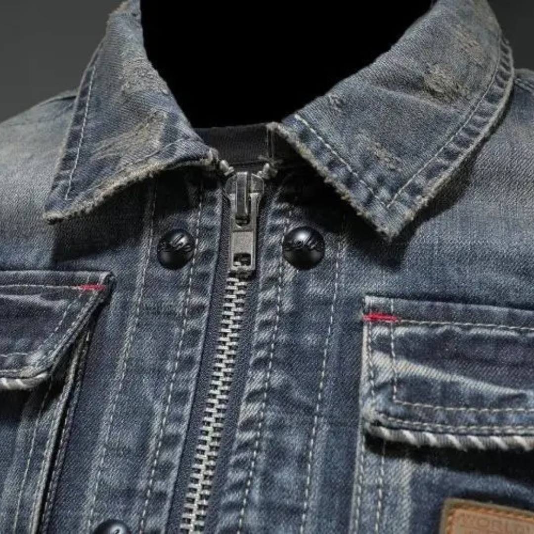 Men's Denim Jacket – Classic Denim Jacket for Stylish and Tough Looks