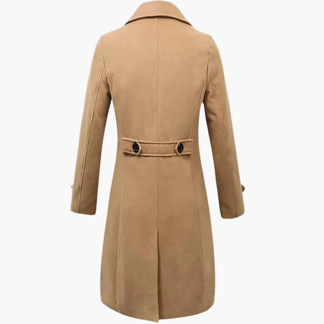 Men's Long Italian Coat – Stylish Overcoat for Business and Everyday Elegance