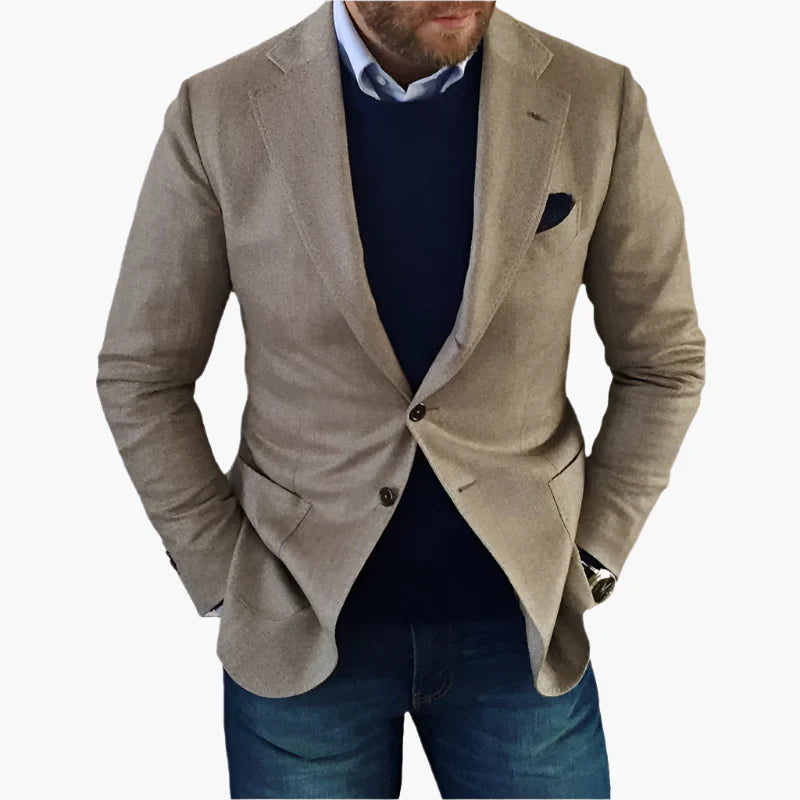Heren Klassieke Blazer – Tijdsloos Design & Comfortabele Pasvorm – Ideaal voor Zakelijk en Casual Gebruik